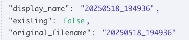 Cloudinary upload response in n8n