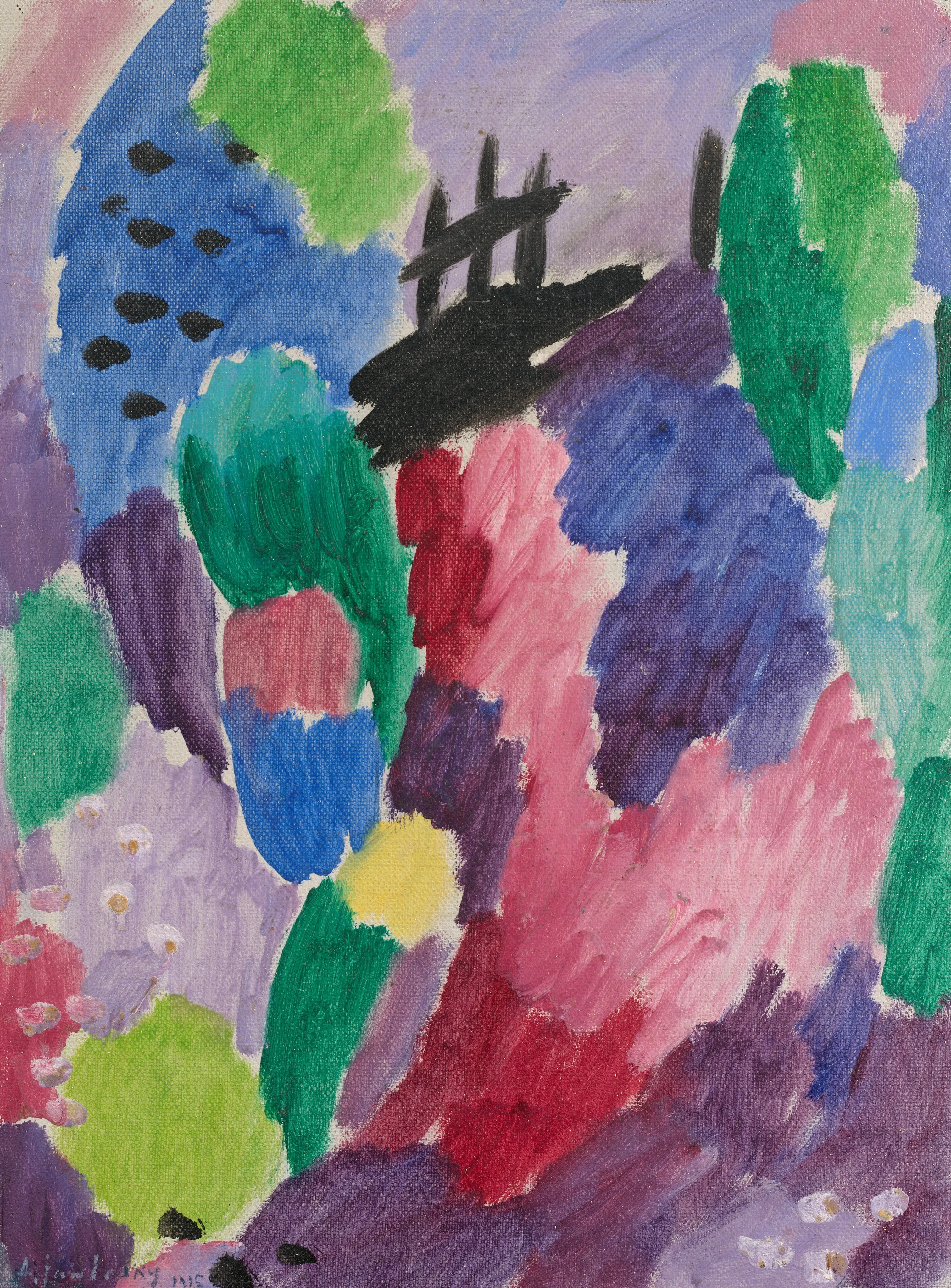 Red Path, St. Prex, 1915 - Alexej von Jawlensky - www.nga.gov