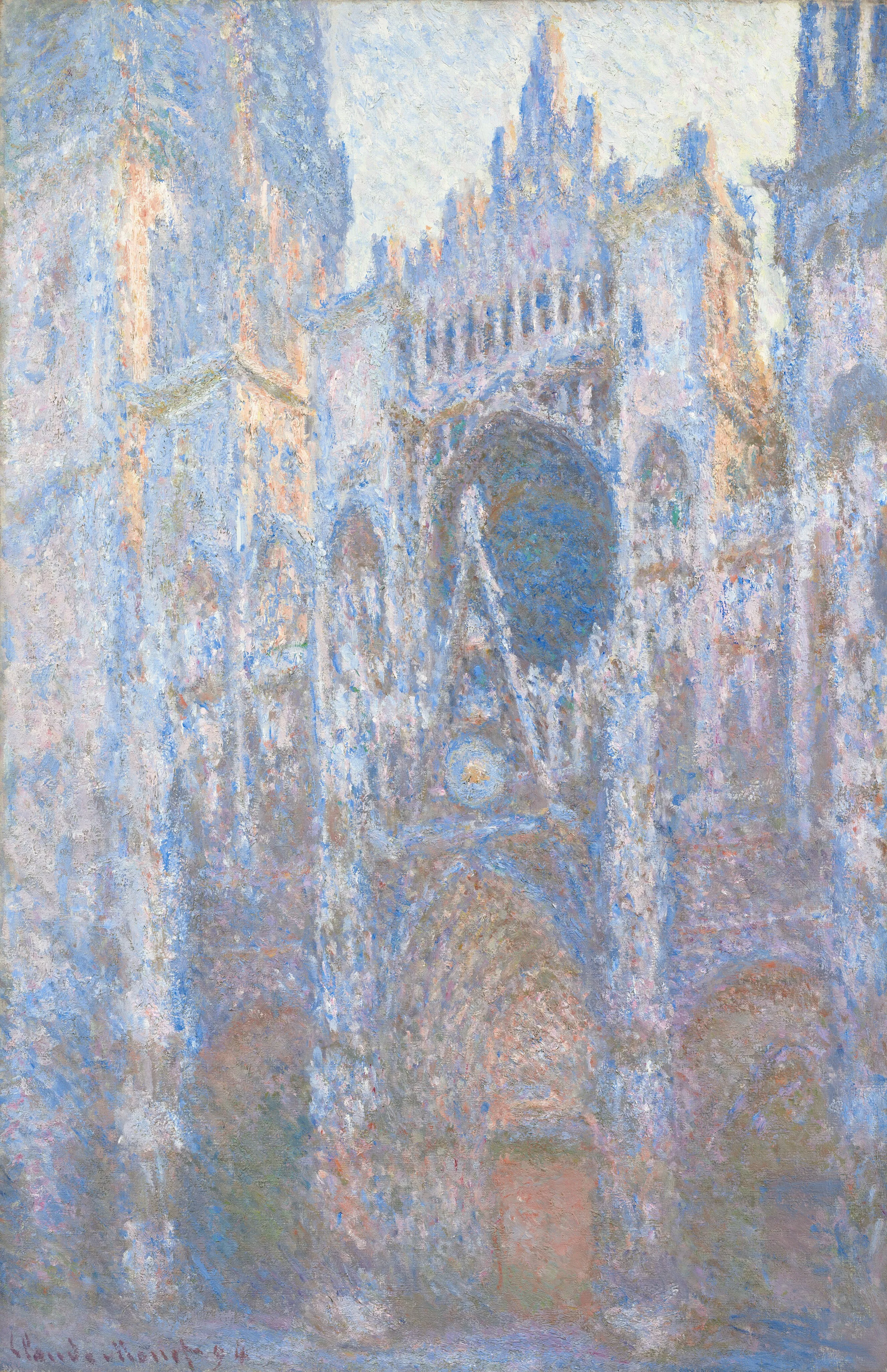 Rouen Cathedral, West Façade, 1894 - Claude Monet - www.nga.gov