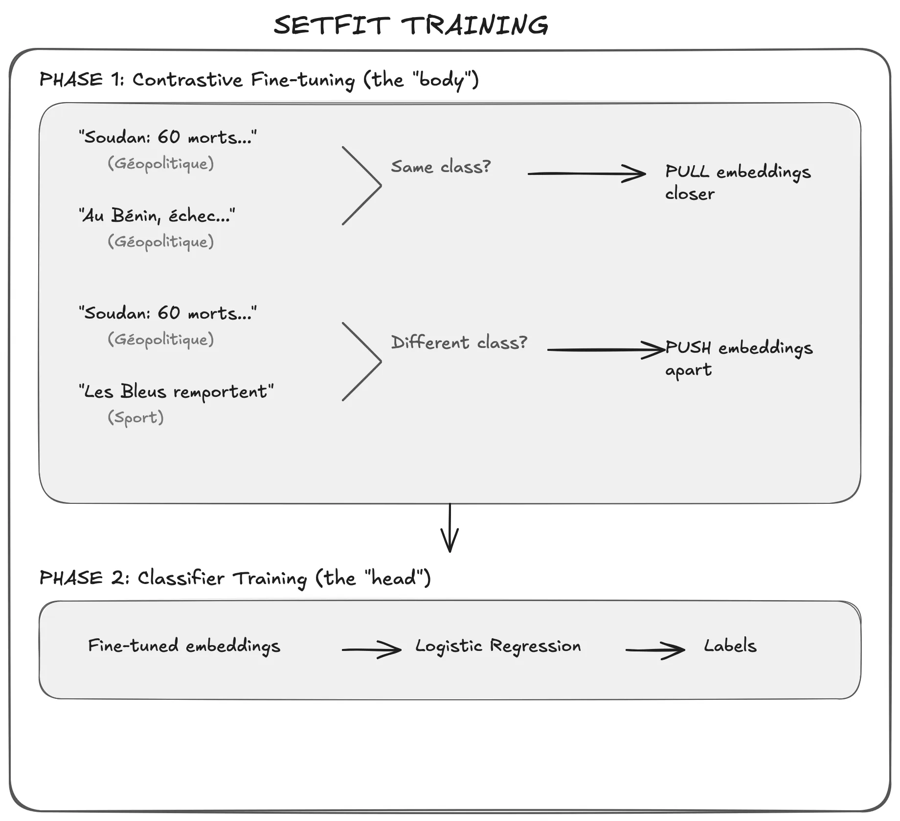 SetFit Training Phases